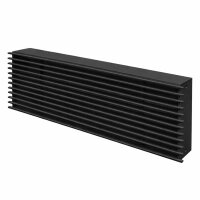 Open Air 11 - SubSteel Luftgitter, 350 x 150 mm, schwarz