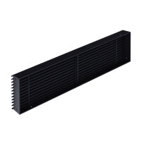Open Air 11 - SubSteel Luftgitter, 650 x 150 mm, schwarz