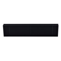 Open Air 11 - SubSteel Luftgitter, 650 x 150 mm, schwarz