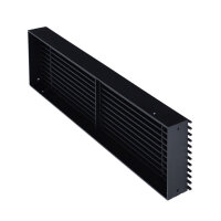 Open Air 11 - SubSteel Luftgitter, 650 x 150 mm, schwarz