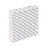 Open Air 11 - SubSteel Square Luftgitter, 250 x 250 mm, wei&szlig;