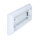 Open Air 007 – UnderCover 440 x 220 mm, Rahmen weiß, Front Glasplatte – weiß