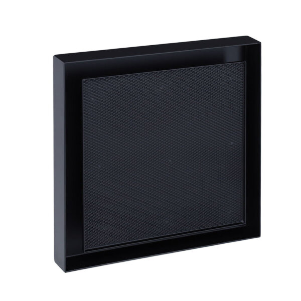 Open Air 007 – UnderCover 250 x 250 mm, Rahmen SCHWARZ, Front – Putzträgerplatte