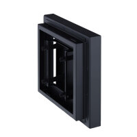 Open Air 007 &ndash; UnderCover 250 x 250 mm, Rahmen SCHWARZ, Front &ndash; Putztr&auml;gerplatte