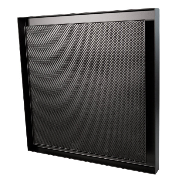 Open Air 007 – UnderCover 350 x 350 mm, Rahmen SCHWARZ, Front – Putzträgerplatte