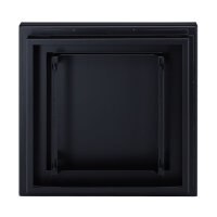 Open Air 007 &ndash; UnderCover 350 x 350 mm, Rahmen SCHWARZ, Front &ndash; Putztr&auml;gerplatte