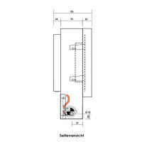 Open Air 007 &ndash; UnderCover Licht 250 x 250 mm, Rahmen wei&szlig;, Front Stahlplatte &ndash; wei&szlig;