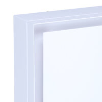 Open Air 007 &ndash; UnderCover Licht 250 x 250 mm, Rahmen wei&szlig;, Front Stahlplatte &ndash; wei&szlig;