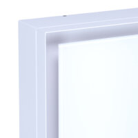 Open Air 007 &ndash; UnderCover Licht 250 x 250 mm, Rahmen wei&szlig;, Front Glasplatte &ndash; wei&szlig;