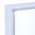 Open Air 007 – UnderCover Licht 250 x 250 mm, Rahmen weiß, Front Glasplatte – weiß