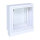 Open Air 007 – UnderCover Licht 350 x 350 mm, Rahmen weiß, Front Stahlplatte – weiß