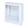 Open Air 007 – UnderCover Licht 350 x 350 mm, Rahmen weiß, Front Stahlplatte – weiß