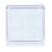 Open Air 007 &ndash; UnderCover Licht 350 x 350 mm, Rahmen wei&szlig;, Front &ndash; Putztr&auml;gerplatte