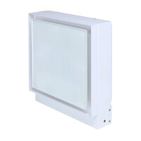 Open Air 007 &ndash; UnderCover Licht 350 x 350 mm, Rahmen wei&szlig;, Front &ndash; Putztr&auml;gerplatte