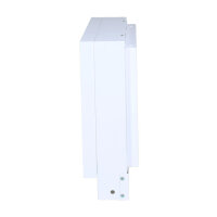 Open Air 007 &ndash; UnderCover Licht 350 x 350 mm, Rahmen wei&szlig;, Front &ndash; Putztr&auml;gerplatte