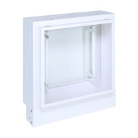Open Air 007 &ndash; UnderCover Licht 350 x 350 mm, Rahmen wei&szlig;, Front &ndash; Putztr&auml;gerplatte