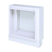 Open Air 007 &ndash; UnderCover Licht 350 x 350 mm, Rahmen wei&szlig;, Front &ndash; Putztr&auml;gerplatte