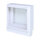 Open Air 007 – UnderCover Licht 350 x 350 mm, Rahmen weiß, Front – Putzträgerplatte