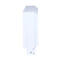 Open Air 007 &ndash; UnderCover Licht 350 x 350 mm, Rahmen wei&szlig;, Front Glasplatte &ndash; wei&szlig;