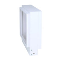 Open Air 007 &ndash; UnderCover Licht 350 x 350 mm, Rahmen wei&szlig;, Front Glasplatte &ndash; wei&szlig;