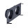 UnderCover Stutzenblech 440 x 220 mm, mit 2 Stutzen Ø 125 mm, schwarz