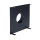 UnderCover Stutzenblech 350 x 350 mm, mit 1 Stutzen Ø 125 mm, schwarz