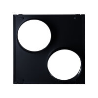 UnderCover Stutzenblech 350 x 350 mm, mit 2 Stutzen...