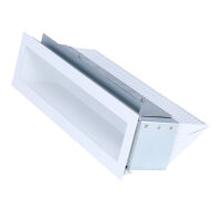 Open Air 40 LL Ventilationsleiste mit Luftleitblech, 400 x 100 mm, wei&szlig;