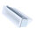 Open Air 40 LL Ventilationsleiste mit Luftleitblech, 400 x 100 mm, weiß