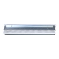 Open Air 60 LL Ventilationsleiste mit Luftleitblech, 600 x 100 mm, wei&szlig;