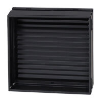Ventlab Next Ventilationsgitter 200 x 195 mm, schwarz
