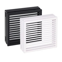 Ventlab Next Ventilationsgitter 200 x 195 mm, schwarz