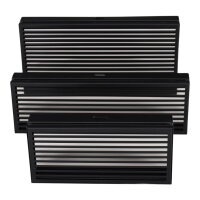 Ventlab Next Ventilationsgitter 430 x 145 mm, schwarz