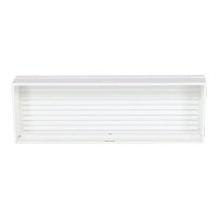 Ventlab Next Ventilationsgitter 430 x 145 mm, wei&szlig;