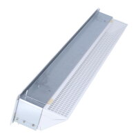 Open Air 80 LL Ventilationsleiste mit Luftleitblech, 800 x 100 mm, wei&szlig;