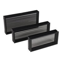 Ventlab Next Ventilationsgitter 430 x 215 mm, schwarz