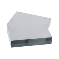 FK Bogen 30&deg; mit Mittelsteg 250 x 50 mm