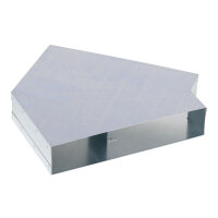 FK Bogen 45&deg; mit Mittelsteg 250 x 50 mm