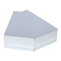 FK Bogen 45° mit Mittelsteg 300 x 90 mm