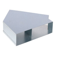 FK Bogen 45&deg; mit Mittelsteg 300 x 90 mm