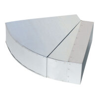 FK Bogen verstellbar 45-90° 300 x 90 mm