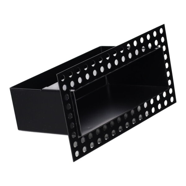 Open Air DOT putzbündige Ventilationsleiste 200 x 60 mm, schwarz