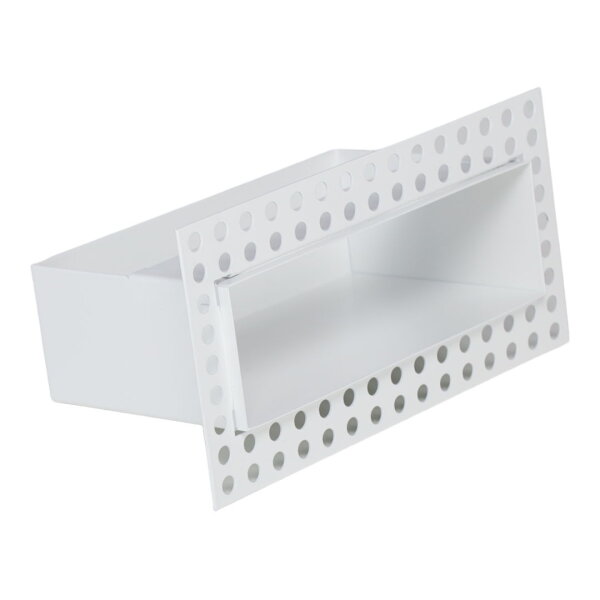 Open Air DOT putzbündige Ventilationsleiste 200 x 60 mm, weiß