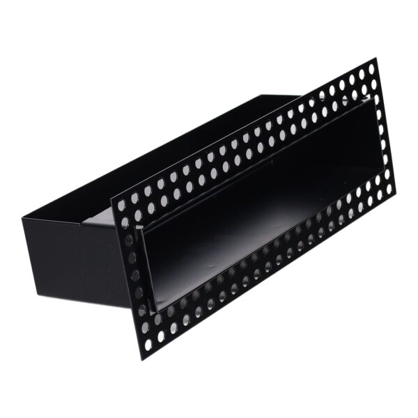 Open Air DOT putzbündige Ventilationsleiste 300 x 60 mm, schwarz