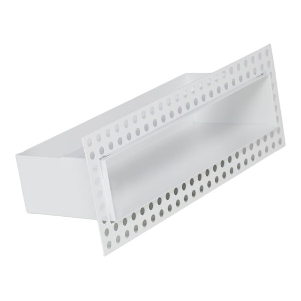 Open Air DOT putzbündige Ventilationsleiste 300 x 60 mm, weiß