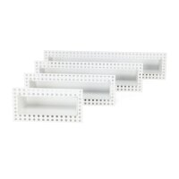 Open Air DOT putzb&uuml;ndige Ventilationsleiste 400 x 60 mm, wei&szlig;