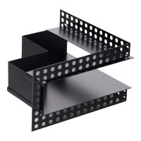 Open Air DOT putzb&uuml;ndige Ventilationsleiste ECKE 200 x 200 x 60 mm, schwarz