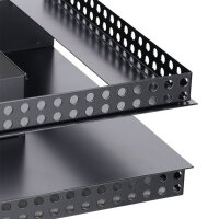 Open Air DOT putzb&uuml;ndige Ventilationsleiste ECKE 300 x 300 x 60 mm, schwarz