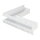Open Air DOT putzbündige Ventilationsleiste ECKE 400 x 400 x 60 mm, weiß