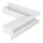Open Air DOT putzbündige Ventilationsleiste ECKE 400 x 400 x 60 mm, weiß